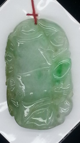 AA1136 翡翠 玉如意 (A貨天然緬甸玉)