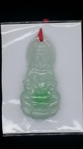 AA1150 翡翠 玉觀音 (A貨天然緬甸玉)