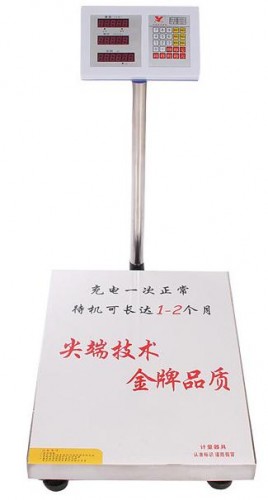 TCS 300kg 電子計價地磅 (100g 分度值 / 紅字 / 室內專用)