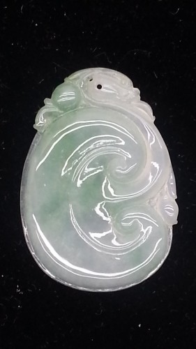 AA1128 翡翠 如意吉祥 福祿壽 (A貨天然緬甸玉)