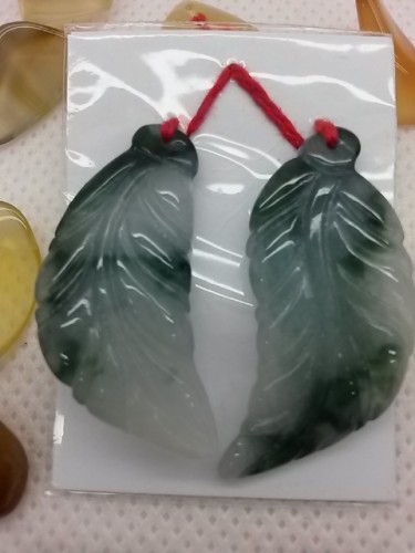 AA1251 翡翠 褔葉 (A貨天然緬甸玉石)